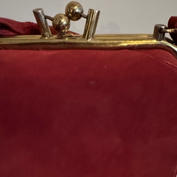 Vintage needlepoint, mid century box purse - Picture 6 of 7